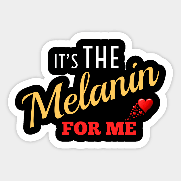 Melanin Sticker by ArtisticFloetry